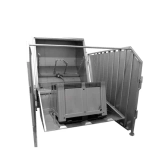 Bulk container cabin washer