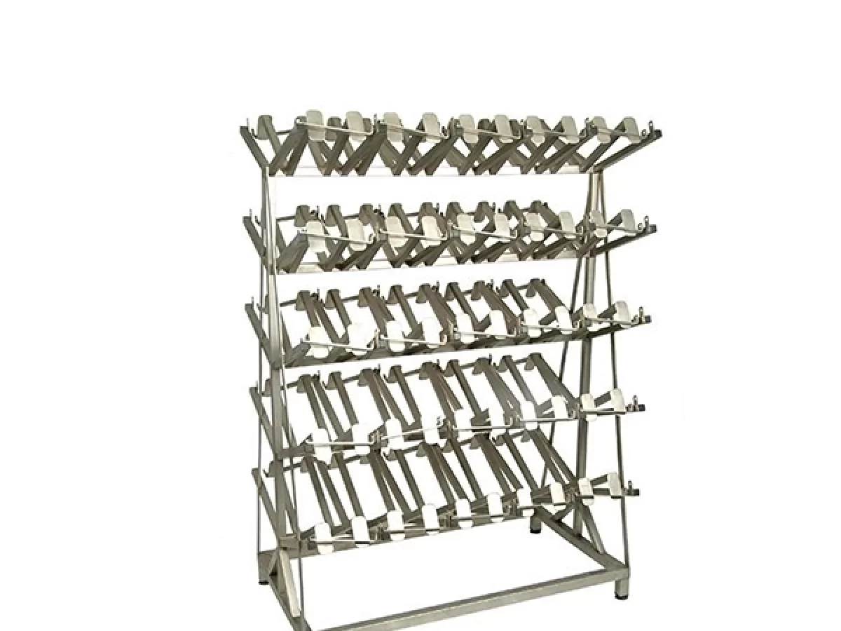 Stainless steel lockable boot storage rack ISCA HPS